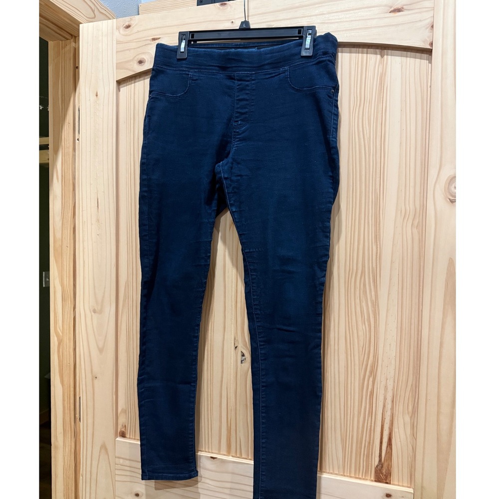 Old Navy Rockstar Mid Rise Jeggings Dark Indigo Skinny Jeans Womens 12 Regular